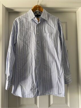 John W. Nordstrom Stripe Long Sleeve Button Down Men's Shirt